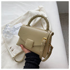 (WD6085) Lady Handbag Hot Selling Product PU Leather Hang Bags Fashion Women's PU Leather Shoulder Handbag