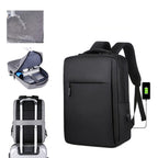 (WD6221) 2023 Backpack Menâ² S Casual USB Sports Backpack Business Commuting Computer Bag Travel Schoolbag Backpack Logo