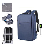 (WD6221) 2023 Backpack Menâ² S Casual USB Sports Backpack Business Commuting Computer Bag Travel Schoolbag Backpack Logo