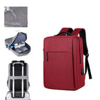 (WD6221) 2023 Backpack Menâ² S Casual USB Sports Backpack Business Commuting Computer Bag Travel Schoolbag Backpack Logo