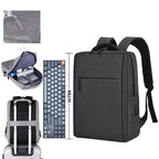 (WD6221) 2023 Backpack Menâ² S Casual USB Sports Backpack Business Commuting Computer Bag Travel Schoolbag Backpack Logo