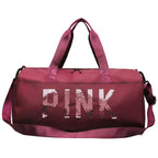 (WD6500) Custom Logo Weekend Tote Duffel Bag Polyester Gym Travel Bag for Women Men
