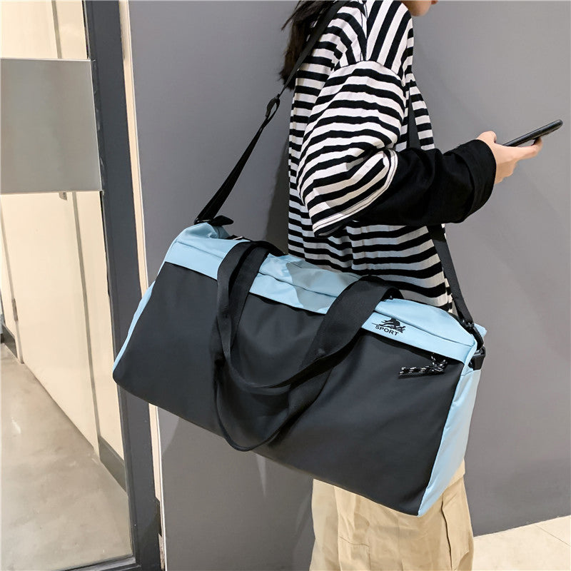 (WD6535) Travel Tote Bag Large-Capacity Sports Bag Fitness Travel Luggage Bag Long Short-Distance Travel Bag Men′ S and Women′ S Travel Bag