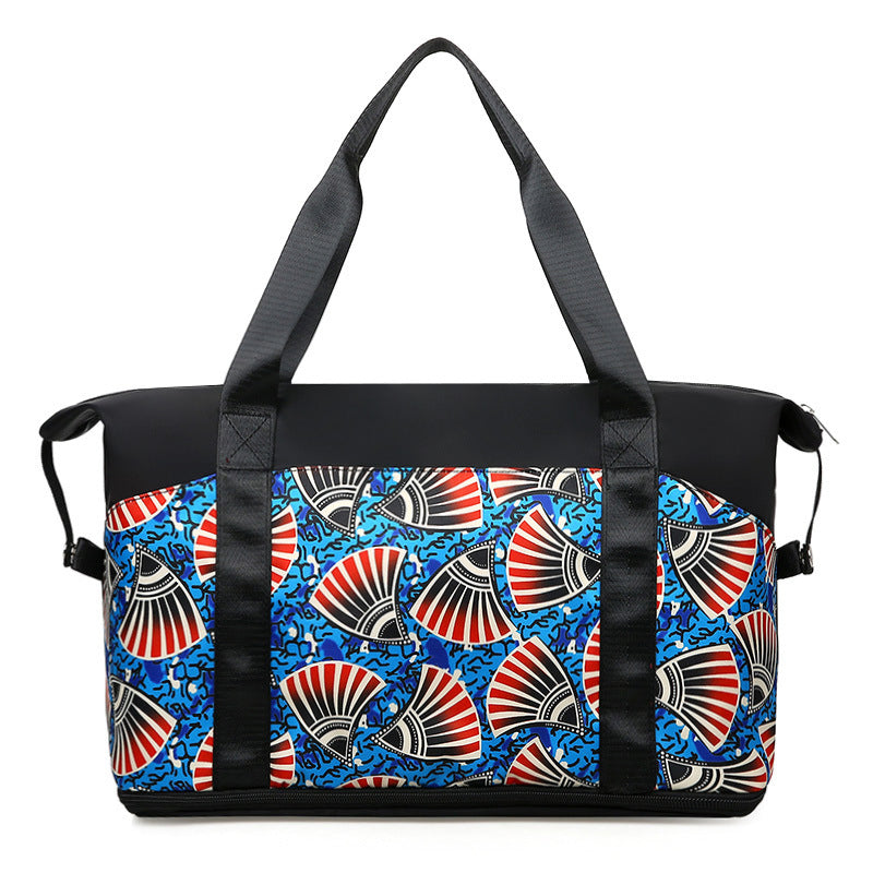 (WD6538) Durable Canvas Travel Tote Luggage Bag