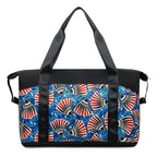 (WD6538) Durable Canvas Travel Tote Luggage Bag