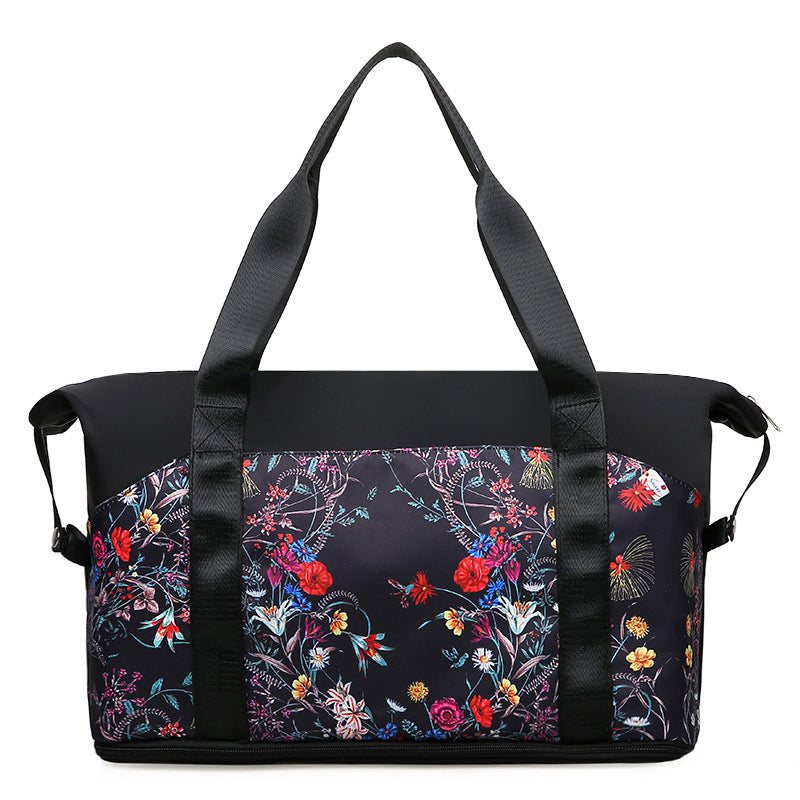 (WD6538) Durable Canvas Travel Tote Luggage Bag