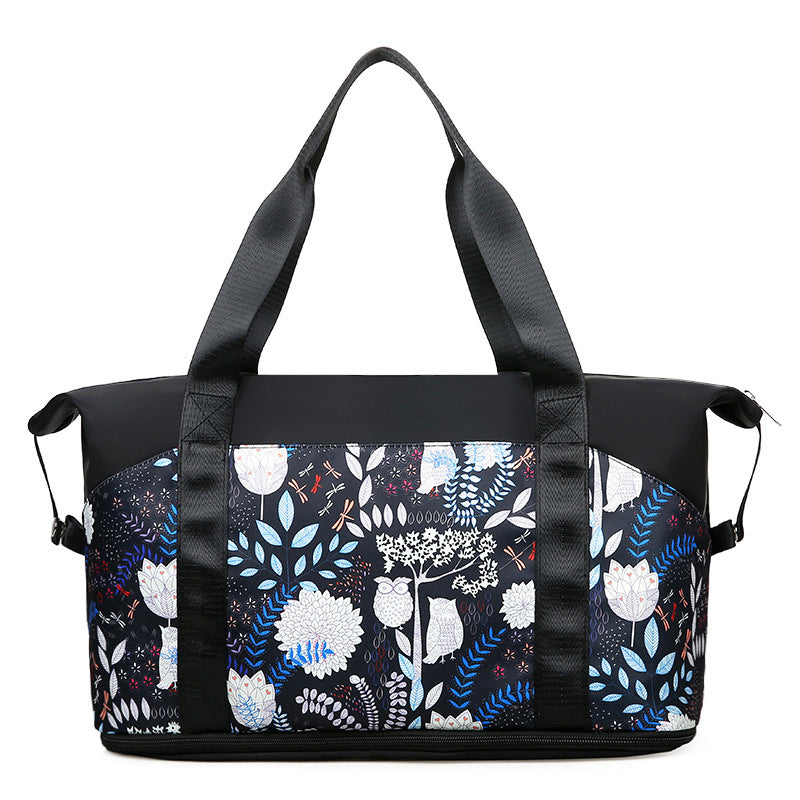 (WD6538) Durable Canvas Travel Tote Luggage Bag