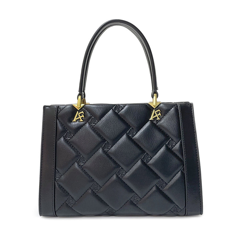 (WD6583) Ladies Bag Embroidered Puffy Shoulder Bag Texture Tote Bag Leather Tote Bag Large Capacity Women