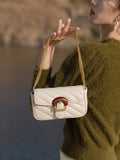 (WD6655) Ladies Bag Embroidered Puffy Shoulder Bag Brand Fashion Single Shoulder Bag Lady Handbag