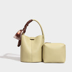 (WD7548) Leather Handbags Style Handbag for Ladies Bucket Bag Tote Bags