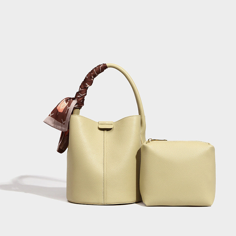 (WD7548) Leather Handbags Style Handbag for Ladies Bucket Bag Tote Bags