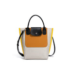 (WD9613) New Color Block Nylon Tote Bag, Large Capacity High Texture Fashion Women Versatile Handheld Shoulder Bag