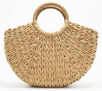 (WDL0771) Classic Ladies Straw Beach Bag Holiday Straw Women Fashion Handbag