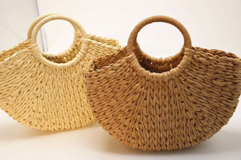 (WDL0771) Classic Ladies Straw Beach Bag Holiday Straw Women Fashion Handbag