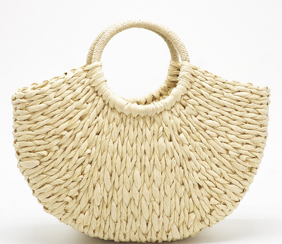 (WDL0771) Classic Ladies Straw Beach Bag Holiday Straw Women Fashion Handbag