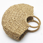 (WDL0771) Classic Ladies Straw Beach Bag Holiday Straw Women Fashion Handbag