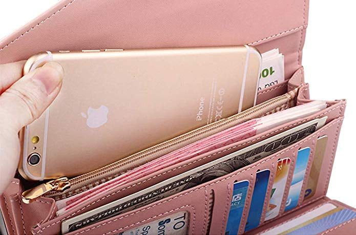 (WDL1477) PU Leather Women Wallet Fashion Classic Lady Purse