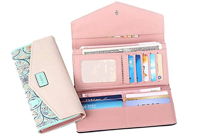 (WDL1477) PU Leather Women Wallet Fashion Classic Lady Purse