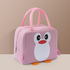 Yellow Duck Bento Bag Cute Cartoon Bento Bag Lunch Bag Handbag Storage Thermal Bag Canvas Lunch Box Bag (WDL8133)
